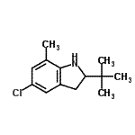 CAS#: 596083-18-0, 5-Chloro-7-Methyl-2-(2-Methyl-2-Propanyl)Indoline