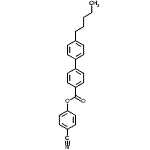 CAS#: 59662-53-2, 4-Cyanophenyl 4'-Pentyl-4-Biphenylcarboxylate