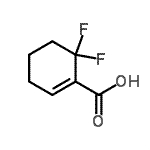 CAS#: 596834-72-9, 6,6-Difluoro-1-Cyclohexene-1-Carboxylic Acid