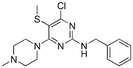 CAS#: 59717-63-4, 2-Benzylamino-4-(4-Methylpiperazino)-5-(Methylthio)-6-Chloropyrimidine