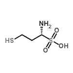 CAS#: 59729-28-1, (1R)-1-Amino-3-Sulfanyl-1-Propanesulfonic Acid