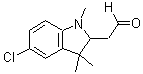 CAS 登录号：59737-29-0， 1,3,3-三甲基-5-氯-2-吲哚啉乙醛