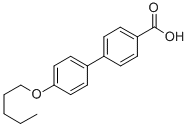 CAS 登录号：59748-15-1， 4-(戊氧基)联苯-4'-羧酸