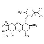 CAS#: 59751-72-3, (1S,2S,3R,4S,6R)-4,6-Diamino-3-({(2R,3R,6S)-3-Amino-6-[(1R)-1-Aminoethyl]Tetrahydro-2H-Pyran-2-Yl}Oxy)-2-Hydroxycyclohexyl 3-Deoxy-4-C-Methyl-3-(Methylamino)-beta-L-Arabinopyranoside