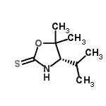 CAS 登录号：597558-53-7， (4S)-4-异丙基-5,5-二甲基-1,3-恶唑烷-2-硫酮