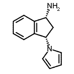 CAS 登录号：597582-13-3， (1R,3S)-3-(1H-吡咯-1-基)-1-茚满胺