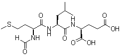 CAS 登录号：59880-98-7， N-[N-(N-甲酰基-L-蛋氨酰)-L-亮氨酰]-L-谷氨酸