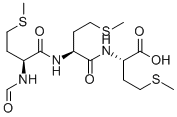 CAS 登录号：59881-03-7， N-甲酰基-L-蛋氨酰-L-蛋氨酰-L-蛋氨酸