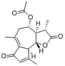 CAS#: 5989-43-5, (3S)-4beta-Acetoxy-3,3abeta,4,5,9abeta,9balpha-Hexahydro-3beta,6,9-Trimethylazuleno[4,5-b]Furan-2,7-Dione