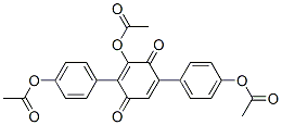 CAS 登录号：59903-98-9， 3-(乙酰氧基)-2,5-二(4-(乙酰氧基)苯基)-2,5-环己二烯-1,4-二酮