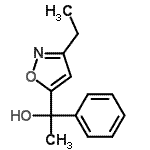 CAS 登录号：599157-56-9， 1-(3-乙基-1,2-恶唑-5-基)-1-苯乙醇