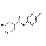 CAS 登录号：599163-73-2， N-(5-氯-2-吡啶基)-2-乙基丁酰胺