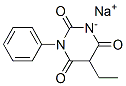 CAS 登录号：59960-28-0， 5-乙基-1-苯基巴比土酸钠盐