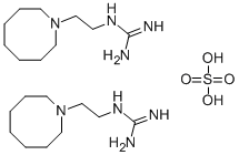 CAS 登录号：60-02-6， 胍乙啶半硫酸盐