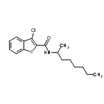 CAS#: 600122-33-6, 3-Chloro-N-(2-octanyl)-1-benzothiophene-2-carboxamide