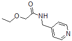 CAS 登录号：600140-46-3， 2-乙氧基-N-(吡啶-4-基甲基)-乙酰胺