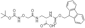 CAS#: 600153-12-6, N-[(9H-Fluoren-9-ylmethoxy)carbonyl]-3-({[({[(2-methyl-2-propanyl)oxy]carbonyl}amino)oxy]acetyl}amino)-L-alanine