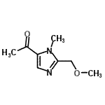 CAS 登录号：600639-54-1， 1-[2-(甲氧基甲基)-1-甲基-1H-咪唑-5-基]乙酮