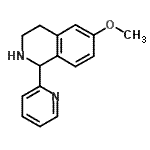 CAS#: 600647-76-5, 6-Methoxy-1-(2-pyridinyl)-1,2,3,4-tetrahydroisoquinoline