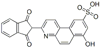 CAS 登录号：60077-42-1， 3-(2,3-二氢-1,3-二氧代-1H-茚-2-基)-7-羟基苯并[f]喹啉-9-磺酸
