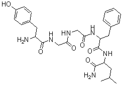 CAS 登录号：60117-24-0， L-酪氨酰甘氨酰甘氨酰-L-苯丙氨酰-L-亮氨酰胺