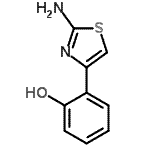 CAS#: 60135-72-0, 2-(2-Amino-1,3-Thiazol-4-Yl)Phenol