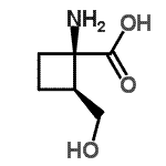 CAS 登录号：601501-27-3， (1R,2S)-1-氨基-2-(羟基甲基)环丁烷-1-羧酸