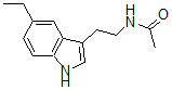 CAS 登录号：601520-72-3， N-[2-(5-乙基-1H-吲哚-3-基)乙基]-乙酰胺