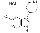 CAS 登录号：60155-65-9， 5-甲氧基-3-(哌啶-4-基)-1H-吲哚盐酸盐