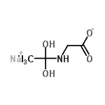 CAS 登录号：60168-81-2， 钠[(1,1-二羟基乙基)氨基]乙酸酯