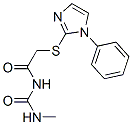 CAS#: 60176-58-1, 1-Methyl-3-[[(1-Phenyl-1H-Imidazol-2-Yl)Thio]Acetyl]Urea