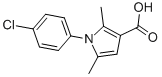 CAS 登录号：60217-76-7， 1-(4-氯苯基)-2,5-二甲基-1H-吡咯-3-羧酸
