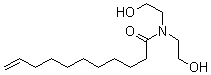 CAS 登录号：60239-68-1， N,N-二(2-羟基乙基)-10-十一碳烯酰胺