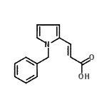 CAS 登录号：60290-03-1， (2E)-3-(1-苄基-1H-吡咯-2-基)丙烯酸