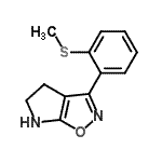 CAS#: 603067-73-8, 3-[2-(Methylsulfanyl)phenyl]-5,6-dihydro-4H-pyrrolo[3,2-d][1,2]oxazole