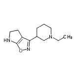 CAS#: 603068-01-5, 3-(1-Ethyl-3-piperidinyl)-5,6-dihydro-4H-pyrrolo[3,2-d][1,2]oxazole