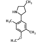 CAS 登录号：603068-61-7， 2-(4-甲氧基-2,5-二甲基苯基)-4-甲基吡咯烷