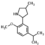 CAS#: 603068-76-4, 2-(5-Isopropyl-2-methoxyphenyl)-4-methylpyrrolidine