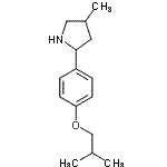 CAS 登录号：603089-70-9， 2-(4-异丁氧基苯基)-4-甲基吡咯烷