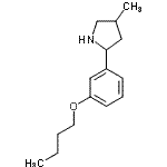 CAS#: 603089-76-5, 2-(3-Butoxyphenyl)-4-methylpyrrolidine