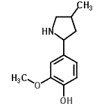 CAS#: 603089-84-5, 2-Methoxy-4-(4-methyl-2-pyrrolidinyl)phenol