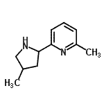 CAS#: 603089-90-3, 2-Methyl-6-(4-methyl-2-pyrrolidinyl)pyridine