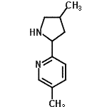 CAS#: 603089-92-5, 5-Methyl-2-(4-methyl-2-pyrrolidinyl)pyridine
