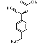 CAS 登录号：603129-87-9， (1R)-1-(4-乙基苯基)-2-丙炔-1-基乙酸酯