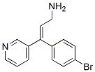 CAS 登录号：60324-67-6， 3-(4-溴苯基)-3-(3-吡啶基)烯丙胺