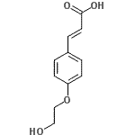 CAS#: 60345-99-5, (2E)-3-[4-(2-Hydroxyethoxy)Phenyl]Acrylic Acid