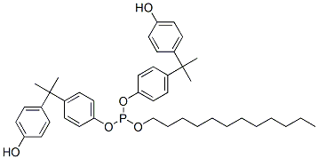 CAS#: 60381-07-9, Dodecyl Bis[4-[1-(4-Hydroxyphenyl)-1-Methylethyl]Phenyl] Phosphite