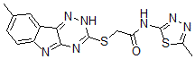 CAS#: 603946-32-3, N-(5-Methyl-1,3,4-Thiadiazol-2-Yl)-2-[(8-Methyl-2H-1,2,4-Triazino[5,6-b]Indol-3-Yl)Thio]-Acetamide