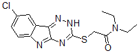 CAS#: 603946-86-7, 2-[(8-Chloro-2H-1,2,4-Triazino[5,6-b]Indol-3-Yl)Thio]-N,N-Diethyl-Acetamide