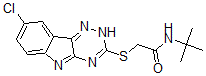 CAS#: 603946-91-4, 2-[(8-Chloro-2H-1,2,4-Triazino[5,6-b]Indol-3-Yl)Thio]-N-(Tert-Butyl)-Acetamide